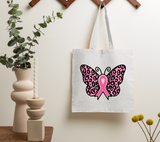 Breast Cancer Awareness Butterfly SVG