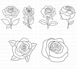 Rose Flower SVG Bundle