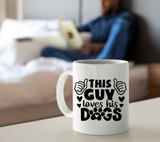 This Guy Loves His Dogs SVG