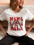 Baseball Mama Coquette Bow Sublimation PNG