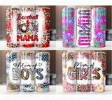 20 Oz Mother's Day Tumbler Sublimation Wraps Bundle