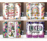 20 Oz Mother's Day Tumbler Sublimation Wraps Bundle