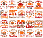Thanksgiving Mega SVG Bundle