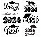 Graduation 2024 SVG Bundle