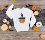 Pumpkin with Witch Hat SVG