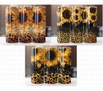 Leopard Print 20 Oz Tumbler Wrap Bundle