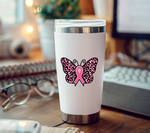 Breast Cancer Awareness Butterfly SVG