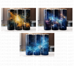 Galaxy 20 Oz Tumbler Wrap Bundle