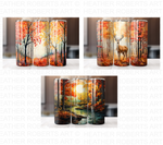 Fall 20 Oz Tumbler Sublimation Wraps Bundle - Volume 3