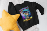 Wishing I Was Fishin' Sublimation PNG