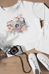 Floral Vintage Camera Sublimation PNG