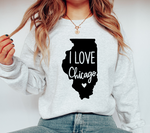 I Love Chicago Illinois SVG