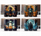 20 Oz Halloween Tumbler Sublimation Wraps Bundle