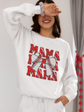 Baseball Mama Coquette Bow Sublimation PNG