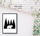 Bear in the Forest SVG