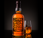 Father's Day Whiskey Label SVG