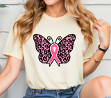 Breast Cancer Awareness Butterfly SVG