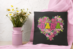 Floral Mama Heart Sublimation PNG