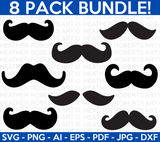 Mustache SVG Bundle