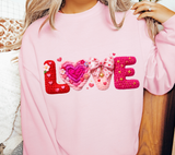 Valentines Day Yarn Crochet PNG Bundle