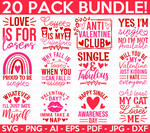 Anti-Valentine SVG Bundle