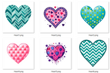 Heart Clipart Set