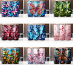 Butterfly 20 Oz Tumbler Sublimation Wraps Bundle