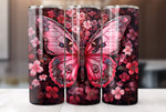 Butterfly 20 Oz Tumbler Wrap