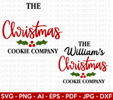 The Christmas Cookie Company SVG