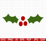 Christmas Holly SVG