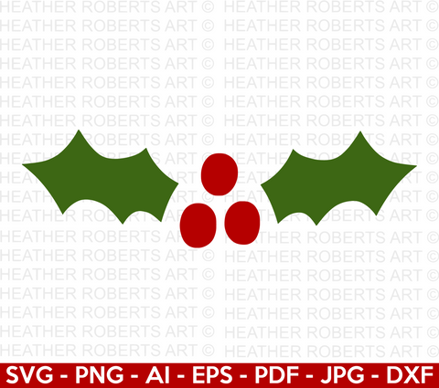 Christmas Holly SVG