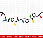 Christmas Lights SVG