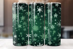 Green Christmas 20 Oz Tumbler Wrap