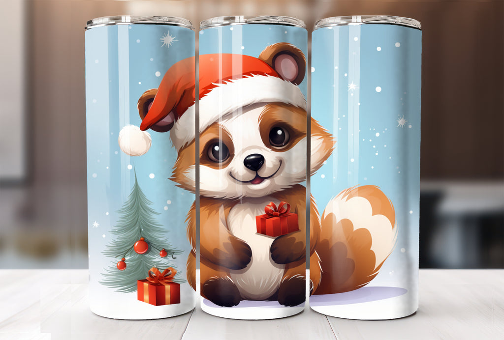 Panda Tumbler Wrap for 20 oz tapered and straight