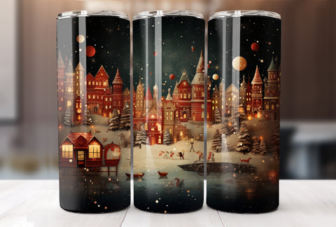 Christmas 20 Oz Tumbler Wrap