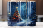 Christmas Tree 20 Oz Tumbler Wrap