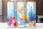 Christmas Deer 20 Oz Tumbler Wrap