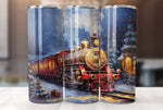 Christmas Train 20 Oz Tumbler Wrap