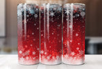 Red Christmas 20 Oz Tumbler Wrap