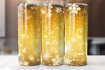 Yellow Christmas 20 Oz Tumbler Wrap