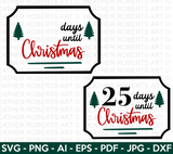 Christmas Countdown SVG