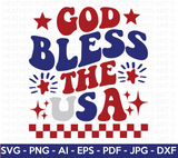 God Bless the USA SVG