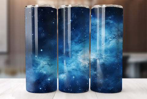 Galaxy 20 Oz Skinny Tumbler Wrap