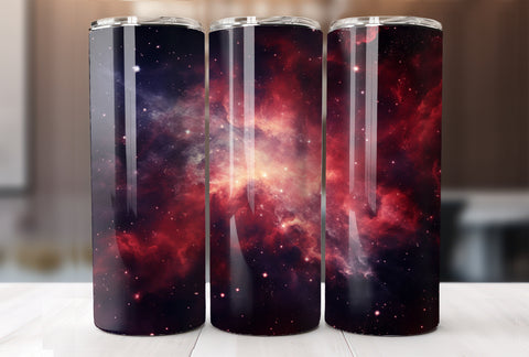 Galaxy 20 Oz Skinny Tumbler Wrap