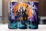 Alcohol Ink Halloween 20 Oz Tumbler Wrap