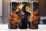 Halloween Witch 20 Oz Tumbler Wrap