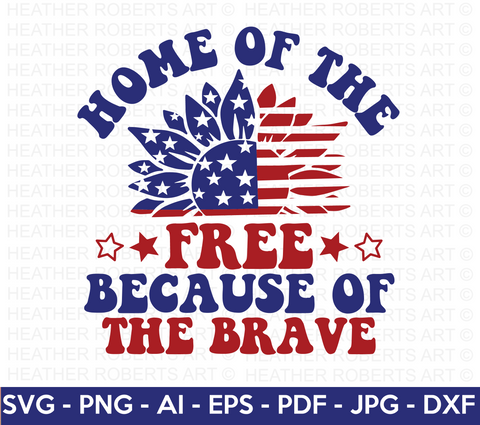 Home of the Free SVG