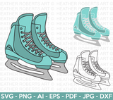 Ice Skates SVG