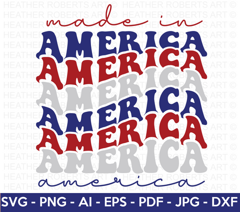 Made in America SVG