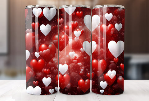 Valentine's Day 20 Oz Tumbler Wrap